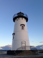 Fototapeta na wymiar The Edgartown Lighthouse on Martha's Vineyard, Massachusetts