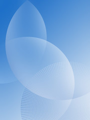 Abstract blue futuristic background with circle