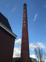 old chimney in Leiden