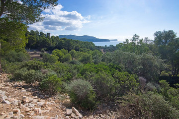Fototapeta na wymiar Dragonera landscape view