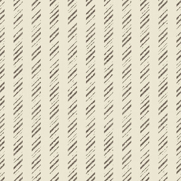 Abstract distressed and diagonal brushed striped motif. Seamless pattern.
