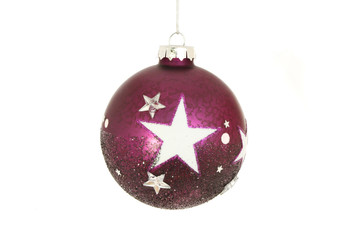 Christmas bauble with stars