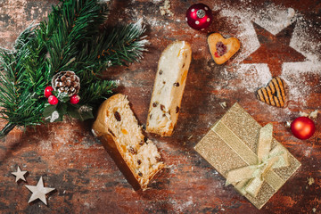 Italian panettone cake