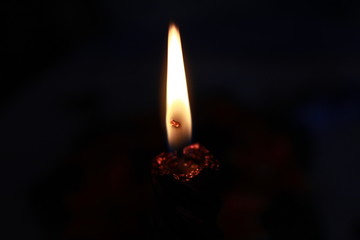 flamme de bougie  : ésotérisme