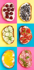 sweet and savory toasts
