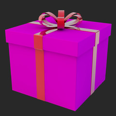 A few gift boxes. A gift for a holiday. 