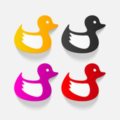 realistic design element: duck