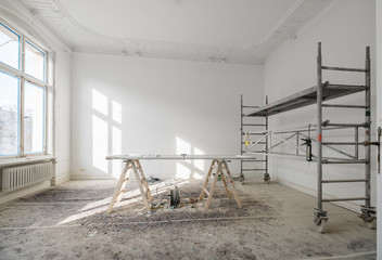 renovation - old flat during renovation  / restoration