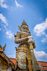 Bangkok, Demon Guardian Wat Phra Kaew Grand Palace