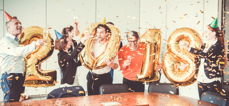 2018 New Year office party