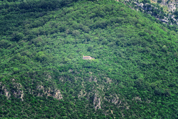 Fototapeta na wymiar Hills in Kotor, Montenegro