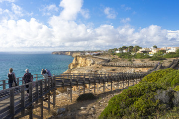 Wandersteg an der K&uuml;ste Carvoeiros, Portugal