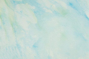 Obraz premium blaue Wasserfarben - Pastellton 