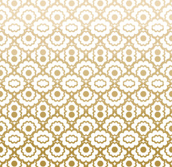 Decorative grille. Seamless vector pattern with stylized ornament in oriental style.