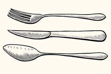 spoon and knife