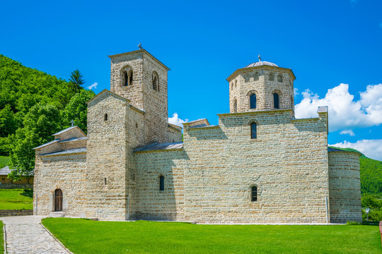 Orthodox Monastery Djurdjevi Stupovi in Montenegro