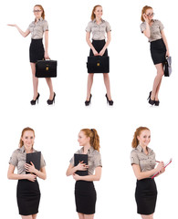 Woman businesswoman in business concept