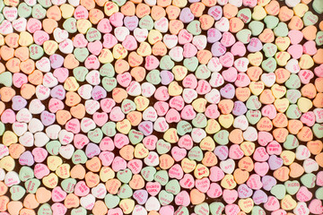 Valentine's day candy conversation hearts