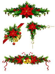 Naklejka premium Christmas elements for your designs