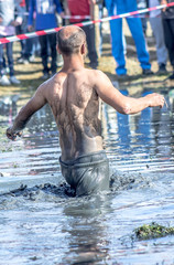 Drunk Man in the mud