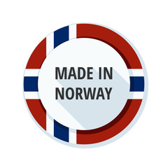 Made in Norway label illustration