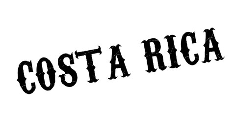 Costa Rica rubber stamp. Grunge design with dust scratches. Effects can be easily removed for a clean, crisp look. Color is easily changed.