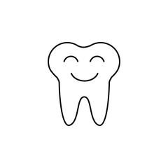 Smiling tooth icon