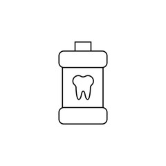Simple Mouth rinse icon. Icon for web or mobile interfaces