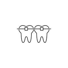 tooth braces icon