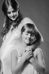 Fototapeta premium Mother and her daughter
