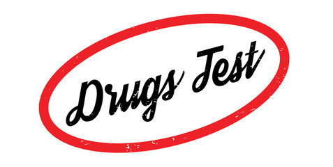 Drugs Test rubber stamp. Grunge design with dust scratches. Effects can be easily removed for a clean, crisp look. Color is easily changed.