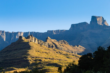 South African landmark, Amphitheatre from Royal Natal National Park