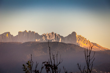Mount Latemar dolomitic crests, South Tyrol/Alto Adige, Italy