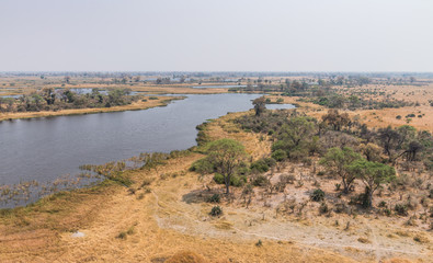 Okavango Delta (aerial view)