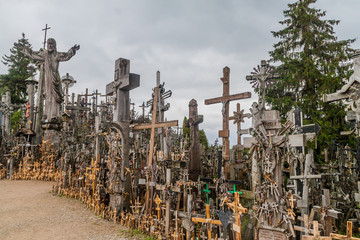 The Hill of Crosses, pilgrimage site in northern Lithuania