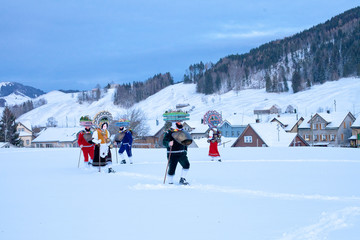 Silvesterklaus, Julian New Year, Appenzell, Switzerland