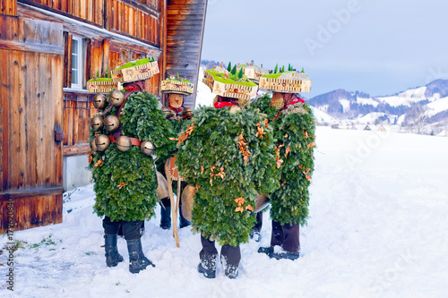 &quot;Silvesterklaus, Julian New Year, Appenzell, Switzerland&quot; Stock photo and royalty-free images on