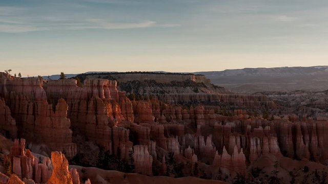 Sunrise Over Hoodoos in Bryce Canyon