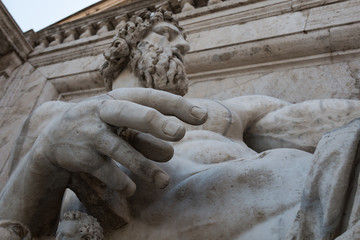 Naklejka premium italia statue roma