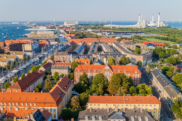Obraz premium Christianshavn district of Copenhagen, Denmark