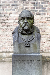 Tycho Brahe monument in Copenhagen, Denmark