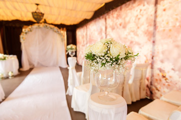 Wedding ceremony, wedding set up