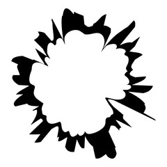 Audio equalizer music icon, simple black style