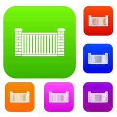 Home fence set color collection