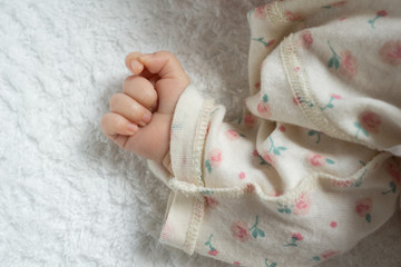 Japanese baby's hand
