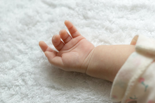 Japanese baby's hand