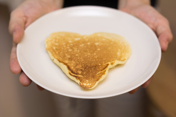 Homemade hot cake