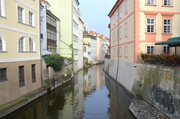 Fototapeta na wymiar Canal- Prague