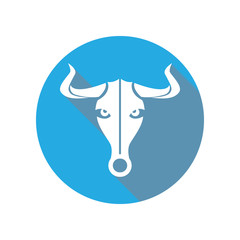 bull head flat icon