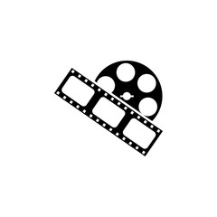 The film and type icon. Media element icon. Premium quality graphic design. Signs, outline symbols collection icon for websites, web design, mobile app, info graphics